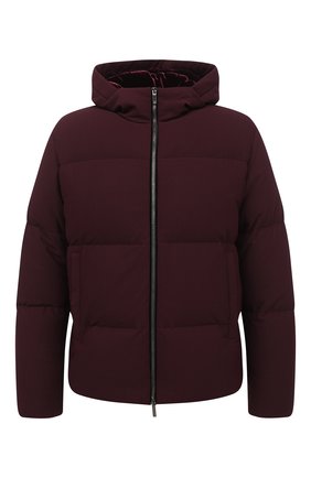 Мужская пуховая куртка GIORGIO ARMANI бордового цвета по цене 184000 руб., арт. 0WG0C040/J0008 | Фото 1 Мужская пуховая куртка GIORGIO ARMANI бордового цвета, арт. 0WG0C040/J0008 | Фото 1