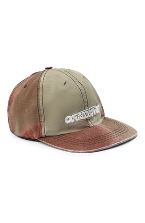 Мужской хлопковая бейсболка OFF-WHITE хаки цвета по цене 21650 руб., арт. 0MLB022E20FAB0076001 | Фото 1 Мужской хлопковая бейсболка OFF-WHITE хаки цвета, арт. 0MLB022E20FAB0076001 | Фото 1