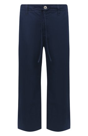 Мужской хлопковые брюки LANVIN темно-синего цвета по цене 51750 руб., арт. RM-TR0046-4468-A20 | Фото 1 Мужской хлопковые брюки LANVIN темно-синего цвета, арт. RM-TR0046-4468-A20 | Фото 1