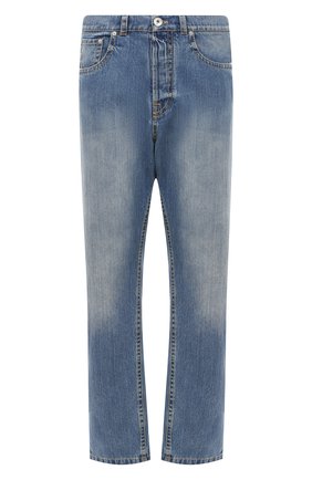 Мужские джинсы LANVIN синего цвета по цене 55450 руб., арт. RM-TR0053-DZ06-A20 | Фото 1 Мужские джинсы LANVIN синего цвета, арт. RM-TR0053-DZ06-A20 | Фото 1