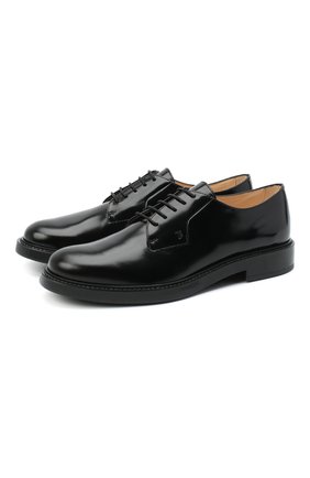 Женская кожаные дерби TOD’S черного цвета по цене 35950 руб., арт. XXW59C0DD20SHA | Фото 1 Женская кожаные дерби TOD’S черного цвета, арт. XXW59C0DD20SHA | Фото 1