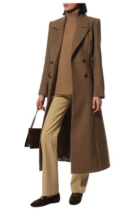 Женские замшевые лоферы TOD’S темно-коричневого цвета по цене 55200 руб., арт. XXW79A0DD00D8W | Фото 2 Женские замшевые лоферы TOD’S темно-коричневого цвета, арт. XXW79A0DD00D8W | Фото 2