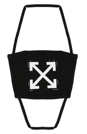 Мужская хлопковая маска для лица OFF-WHITE черного цвета по цене 52800 тенге, арт. 0MRG002E20FAB0011001/W | Фото 1 Мужская хлопковая маска для лица OFF-WHITE черного цвета, арт. 0MRG002E20FAB0011001/W | Фото 1 (Материал: Хлопок, Текстиль; Мужское Кросс-КТ: Маска)