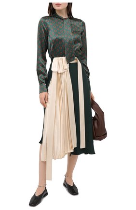 Женская юбка LANVIN зеленого цвета по цене 145000 руб., арт. RW-ST411T-4562-A20 | Фото 2 Женская юбка LANVIN зеленого цвета, арт. RW-ST411T-4562-A20 | Фото 2