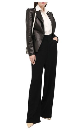 Женская шелковая рубашка VICTORIA BECKHAM белого цвета по цене 79500 руб., арт. 1320WSH001454A | Фото 2 Женская шелковая рубашка VICTORIA BECKHAM белого цвета, арт. 1320WSH001454A | Фото 2