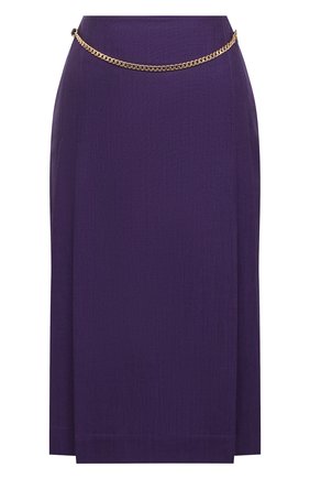 Женская шерстяная юбка VICTORIA BECKHAM фиолетового цвета по цене 89200 руб., арт. 1320WSK001580A | Фото 1 Женская шерстяная юбка VICTORIA BECKHAM фиолетового цвета, арт. 1320WSK001580A | Фото 1