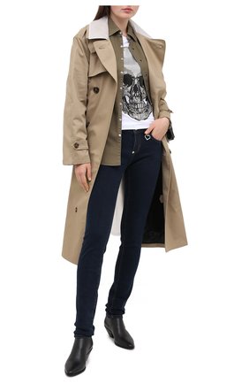 Женские джинсы PHILIPP PLEIN темно-синего цвета по цене 39150 руб., арт. F20C WDT1420 PDE004N | Фото 2 Женские джинсы PHILIPP PLEIN темно-синего цвета, арт. F20C WDT1420 PDE004N | Фото 2