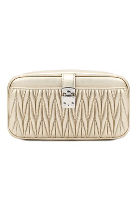 Женская сумка MIU MIU золотого цвета по цене 66000 руб., арт. 5DH059-N88-F0PLI | Фото 1 Женская сумка MIU MIU золотого цвета, арт. 5DH059-N88-F0PLI | Фото 1