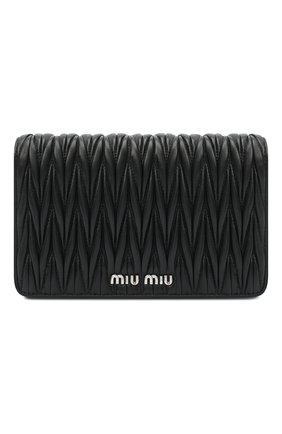 Женская сумка MIU MIU черного цвета по цене 115000 руб., арт. 5BP001-N88-F0002-IOO | Фото 1 Женская сумка MIU MIU черного цвета, арт. 5BP001-N88-F0002-IOO | Фото 1