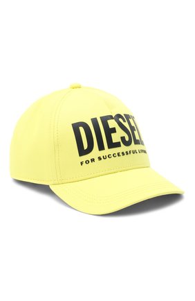 Детская хлопковая бейсболка DIESEL желтого цвета по цене 3375 руб., арт. 00J52F-KXA77 | Фото 1 Детская хлопковая бейсболка DIESEL желтого цвета, арт. 00J52F-KXA77 | Фото 1