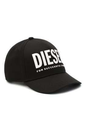 Детская хлопковая бейсболка DIESEL черного цвета по цене 3375 руб., арт. 00J52F-KXA77 | Фото 1 Детская хлопковая бейсболка DIESEL черного цвета, арт. 00J52F-KXA77 | Фото 1