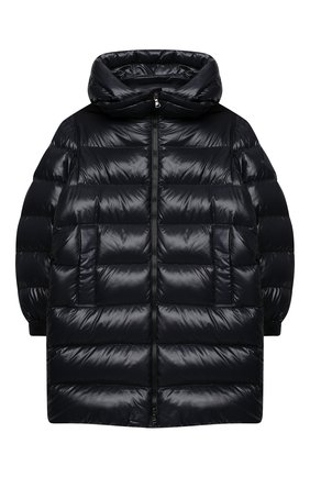 Детское пуховое пальто MONCLER темно-синего цвета по цене 66000 руб., арт. F2-954-1C514-20-68950/8-10A | Фото 1 Детское пуховое пальто MONCLER темно-синего цвета, арт. F2-954-1C514-20-68950/8-10A | Фото 1