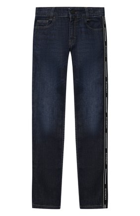 Детские джинсы GIVENCHY синего цвета по цене 23950 руб., арт. H24097 | Фото 1 Детские джинсы GIVENCHY синего цвета, арт. H24097 | Фото 1