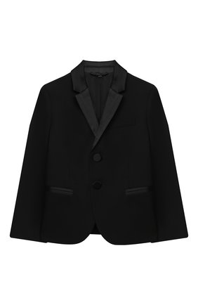 Детский шерстяной костюм EMPORIO ARMANI черного цвета по цене 49550 руб., арт. 6H4VJ8/4N3FZ | Фото 2 Детский шерстяной костюм EMPORIO ARMANI черного цвета, арт. 6H4VJ8/4N3FZ | Фото 2