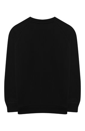 Детский хлопковый свитшот BALMAIN черного цвета по цене 18150 руб., арт. 6N4660/NX300/4-10 | Фото 2 Детский хлопковый свитшот BALMAIN черного цвета, арт. 6N4660/NX300/4-10 | Фото 2