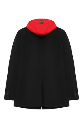 Детское пальто PHILIPP PLEIN черного цвета по цене 140940 руб., арт. F20C BRA0028 PTE003N | Фото 2 Детское пальто PHILIPP PLEIN черного цвета, арт. F20C BRA0028 PTE003N | Фото 2