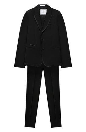 Детский костюм PHILIPP PLEIN черного цвета по цене 140940 руб., арт. F20C BRF0105 PTE003N | Фото 1 Детский костюм PHILIPP PLEIN черного цвета, арт. F20C BRF0105 PTE003N | Фото 1