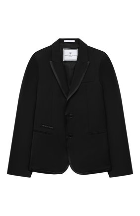 Детский костюм PHILIPP PLEIN черного цвета по цене 140940 руб., арт. F20C BRF0105 PTE003N | Фото 2 Детский костюм PHILIPP PLEIN черного цвета, арт. F20C BRF0105 PTE003N | Фото 2