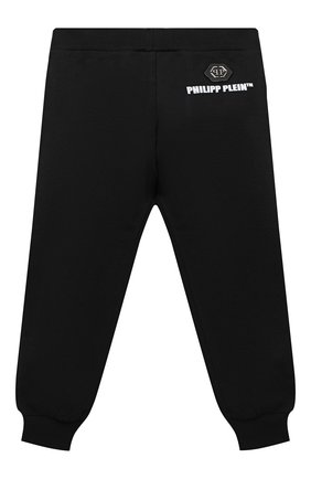 Детские джоггеры PHILIPP PLEIN черного цвета по цене 20670 руб., арт. F20C BJT0390 PJO002N | Фото 2 Детские джоггеры PHILIPP PLEIN черного цвета, арт. F20C BJT0390 PJO002N | Фото 2