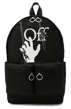 Мужской текстильный рюкзак OFF-WHITE черного цвета по цене 47300 руб., арт. 0MNB003E20FAB0021001 | Фото 1 Мужской текстильный рюкзак OFF-WHITE черного цвета, арт. 0MNB003E20FAB0021001 | Фото 1