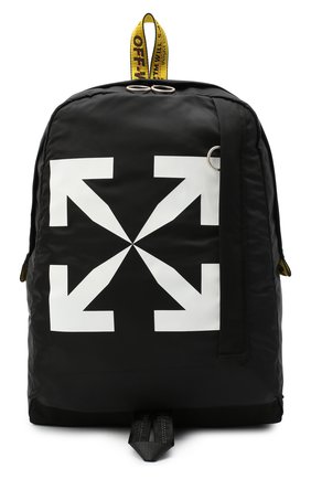 Мужской текстильный рюкзак OFF-WHITE черного цвета по цене 44400 руб., арт. 0MNB019E20FAB0011001 | Фото 1 Мужской текстильный рюкзак OFF-WHITE черного цвета, арт. 0MNB019E20FAB0011001 | Фото 1