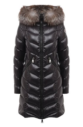 Женский пуховик MONCLER черного цвета по цене 158900 руб., арт. F2-093-1C565-02-C0065 | Фото 1 Женский пуховик MONCLER черного цвета, арт. F2-093-1C565-02-C0065 | Фото 1