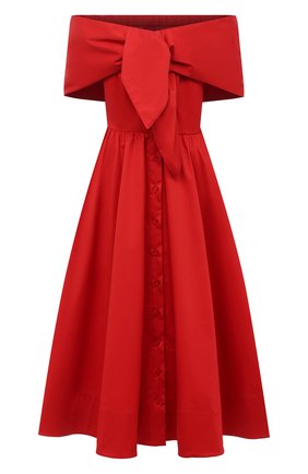 Женское платье OSCAR DE LA RENTA красного цвета по цене 223000 руб., арт. 20PN227SRN | Фото 1 Женское платье OSCAR DE LA RENTA красного цвета, арт. 20PN227SRN | Фото 1