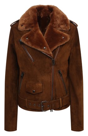 Женская куртка с меховой подкладкой TOM FORD коричневого цвета по цене 653500 руб., арт. CSF623-FUX131 | Фото 1 Женская куртка с меховой подкладкой TOM FORD коричневого цвета, арт. CSF623-FUX131 | Фото 1
