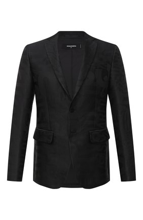 Мужской пиджак DSQUARED2 черного цвета по цене 85950 руб., арт. S74BN1014/S53138 | Фото 1 Мужской пиджак DSQUARED2 черного цвета, арт. S74BN1014/S53138 | Фото 1