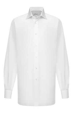 Мужская хлопковая сорочка BRIONI белого цвета по цене 48300 руб., арт. RCL42F/PZ005 | Фото 1 Мужская хлопковая сорочка BRIONI белого цвета, арт. RCL42F/PZ005 | Фото 1