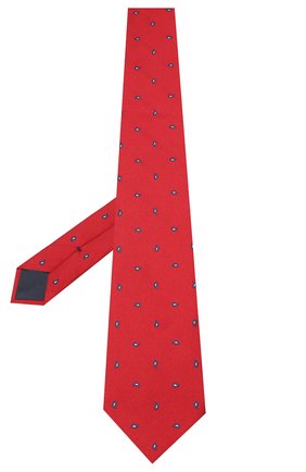 Мужской шелковый галстук BRIONI красного цвета, арт. 062H00/09484 | Фото 2 (Материал: Текстиль, Шелк; Принт: С принтом; Региональные ограничения белый список (Axapta Mercury): RU)