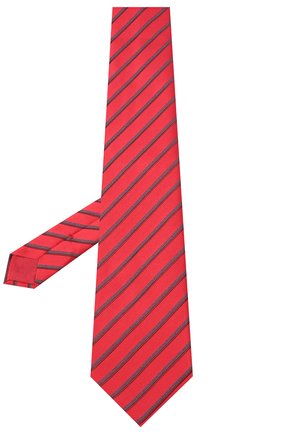 Мужской шелковый галстук BRIONI красного цвета, арт. 062H00/09470 | Фото 2 (Материал: Текстиль, Шелк; Принт: С принтом; Региональные ограничения белый список (Axapta Mercury): RU)