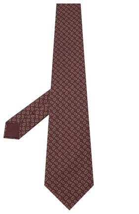 Мужской шелковый галстук BRIONI коричневого цвета по цене 19100 руб., арт. 062H00/09451 | Фото 2 Мужской шелковый галстук BRIONI коричневого цвета, арт. 062H00/09451 | Фото 2