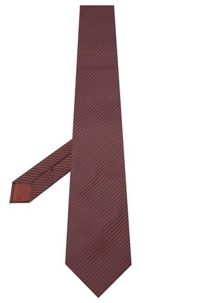 Мужской шелковый галстук BRIONI оранжевого цвета, арт. 062H00/09440 | Фото 2 (Материал: Текстиль, Шелк; Принт: С принтом; Региональные ограничения белый список (Axapta Mercury): RU)