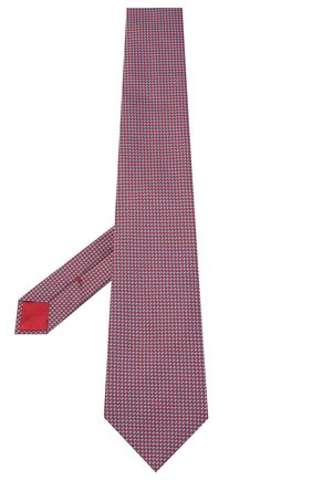 Мужской шелковый галстук BRIONI красного цвета, арт. 062H00/0943U | Фото 2 (Материал: Текстиль, Шелк; Принт: С принтом; Региональные ограничения белый список (Axapta Mercury): RU)