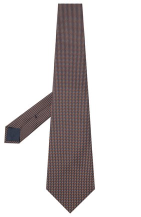 Мужской шелковый галстук BRIONI коричневого цвета по цене 19100 руб., арт. 062H00/0943T | Фото 2 Мужской шелковый галстук BRIONI коричневого цвета, арт. 062H00/0943T | Фото 2