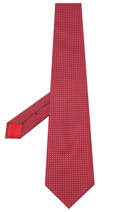 Мужской шелковый галстук BRIONI красного цвета, арт. 062H00/09438 | Фото 2 (Материал: Текстиль, Шелк; Принт: С принтом; Региональные ограничения белый список (Axapta Mercury): RU)
