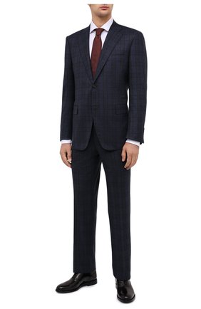 Мужской шерстяной костюм CANALI синего цвета по цене 146500 руб., арт. 11220/10/BF01207 | Фото 1 Мужской шерстяной костюм CANALI синего цвета, арт. 11220/10/BF01207 | Фото 1