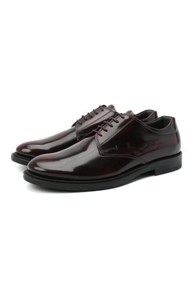 Мужской кожаные дерби TOD’S бордового цвета по цене 36850 руб., арт. XXM62C00C20AKT | Фото 1 Мужской кожаные дерби TOD’S бордового цвета, арт. XXM62C00C20AKT | Фото 1