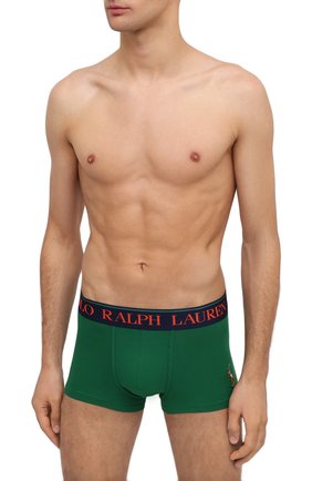 Мужские хлопковые боксеры POLO RALPH LAUREN зеленого цвета по цене 2450 руб., арт. 714804198/006 | Фото 2 Мужские хлопковые боксеры POLO RALPH LAUREN зеленого цвета, арт. 714804198/006 | Фото 2