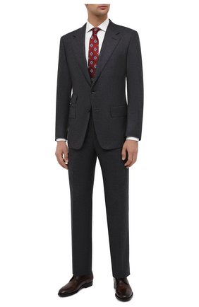 Мужской шерстяной костюм TOM FORD серого цвета по цене 353000 руб., арт. Q31R11/21AA43 | Фото 1 Мужской шерстяной костюм TOM FORD серого цвета, арт. Q31R11/21AA43 | Фото 1