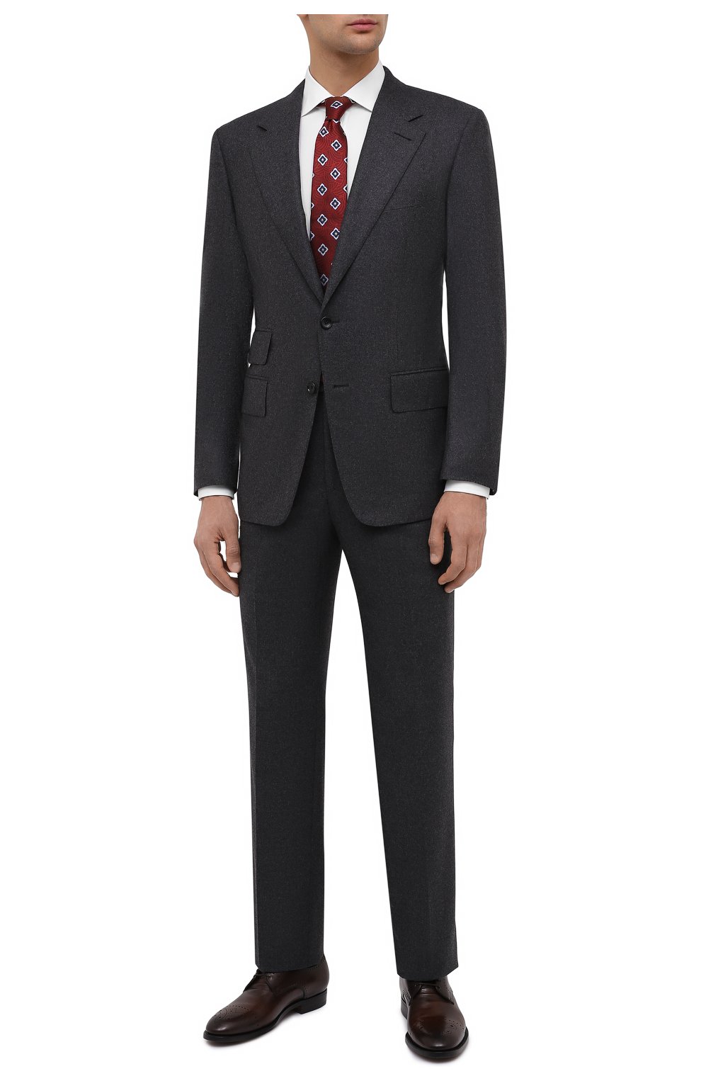 Мужской серый шерстяной костюм TOM FORD — купить в интернет-магазине ...