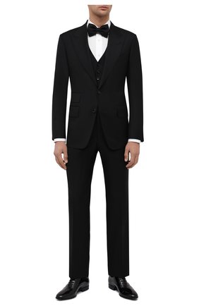 Мужской шерстяной смокинг-тройка TOM FORD черного цвета по цене 421000 руб., арт. Q22R97/31AL41 | Фото 1 Мужской шерстяной смокинг-тройка TOM FORD черного цвета, арт. Q22R97/31AL41 | Фото 1