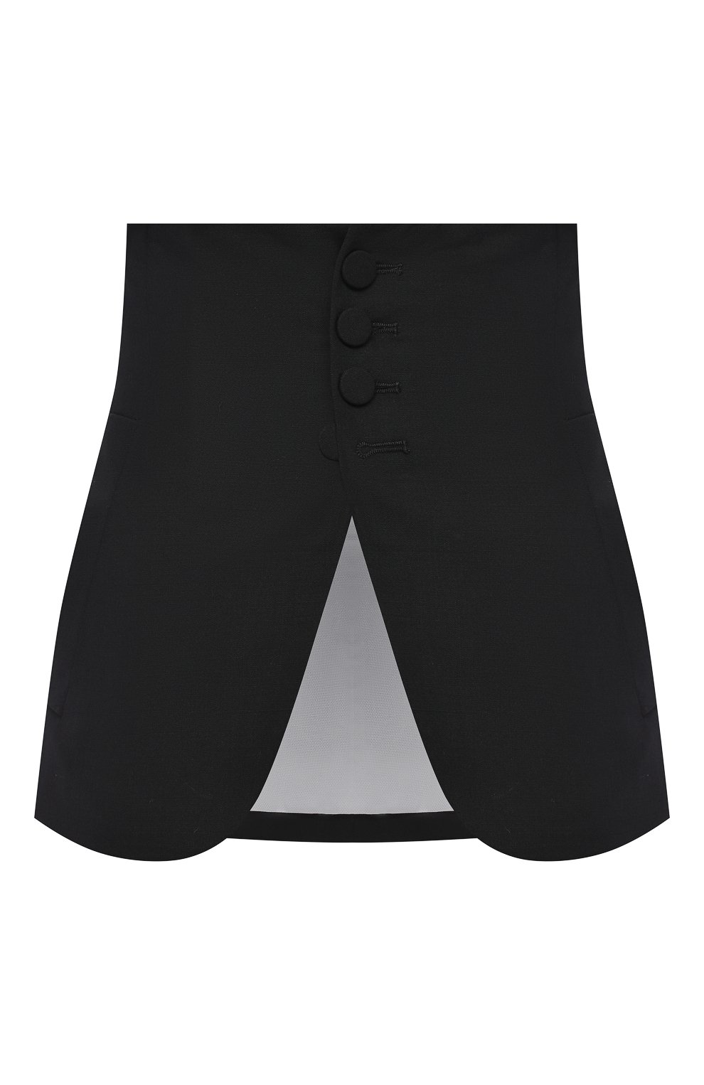 Женский шерстяной пояс DSQUARED2 черного цвета, арт. S75FB0126/S40320 | Фото 1