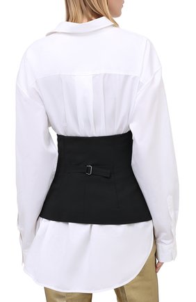 Женский шерстяной пояс DSQUARED2 черного цвета по цене 24450 руб., арт. S75FB0126/S40320 | Фото 4 Женский шерстяной пояс DSQUARED2 черного цвета, арт. S75FB0126/S40320 | Фото 4