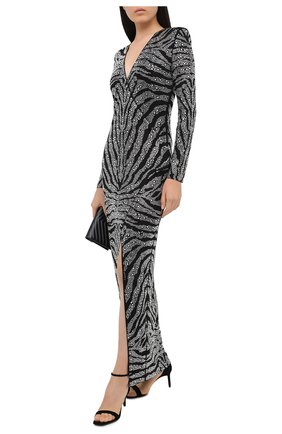 Женское платье из вискозы BALMAIN черного цвета по цене 499500 руб., арт. UF16899/J073 | Фото 2 Женское платье из вискозы BALMAIN черного цвета, арт. UF16899/J073 | Фото 2