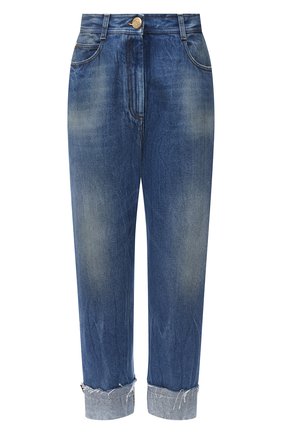 Женские джинсы BALMAIN синего цвета по цене 67600 руб., арт. UF15700/D059 | Фото 1 Женские джинсы BALMAIN синего цвета, арт. UF15700/D059 | Фото 1