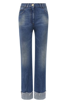 Женские джинсы BALMAIN синего цвета по цене 57800 руб., арт. UF15570/D059 | Фото 1 Женские джинсы BALMAIN синего цвета, арт. UF15570/D059 | Фото 1