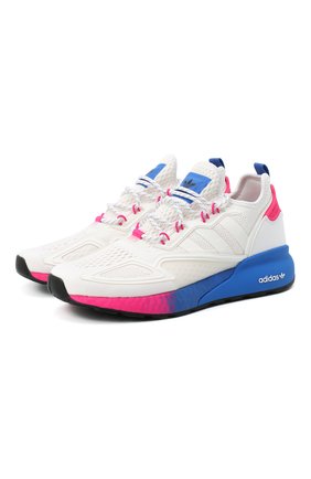 Женские текстильные кроссовки zx 2k boost ADIDAS ORIGINALS белого цвета по цене 11650 руб., арт. FY0605 | Фото 1 Женские текстильные кроссовки zx 2k boost ADIDAS ORIGINALS белого цвета, арт. FY0605 | Фото 1