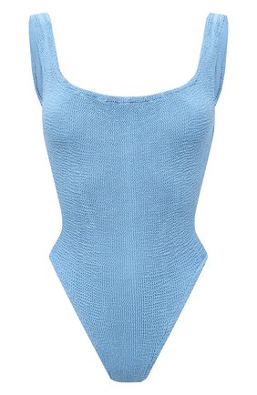 Женский слитный купальник HUNZA G голубого цвета по цене 13500 руб., арт. SQ NECK SWIM | Фото 1 Женский слитный купальник HUNZA G голубого цвета, арт. SQ NECK SWIM | Фото 1 (Длина Ж (юбки, платья, шорты): Мини; Материал внешний: Синтетический материал; Женское Кросс-КТ: Слитные купальники)